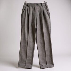 Vintage Lily's of Beverly Hills Pants Sz 12 Houndstooth Pleated Old Money Preppy